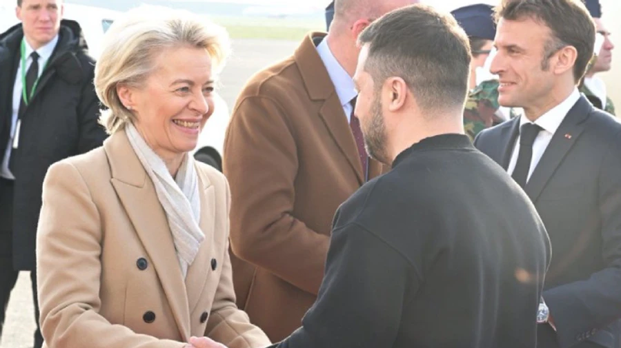 Зеленский прибыл в Брюссель для выступления в Европарламенте и участия в саммите ЕС