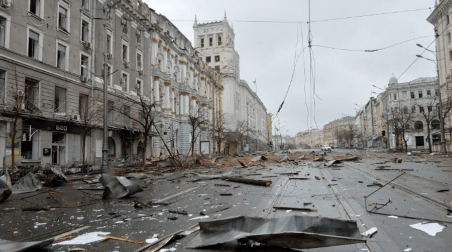 Media report 20 explosions in Kharkiv