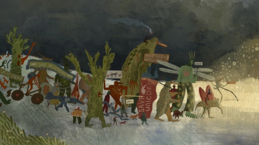 Ukrainian artist Maria Haiduk, 17, wins illustration award at Bologna book fair