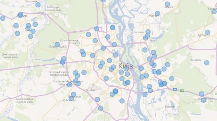 Карту с пунктами тестирования на COVID запустил МОЗ
