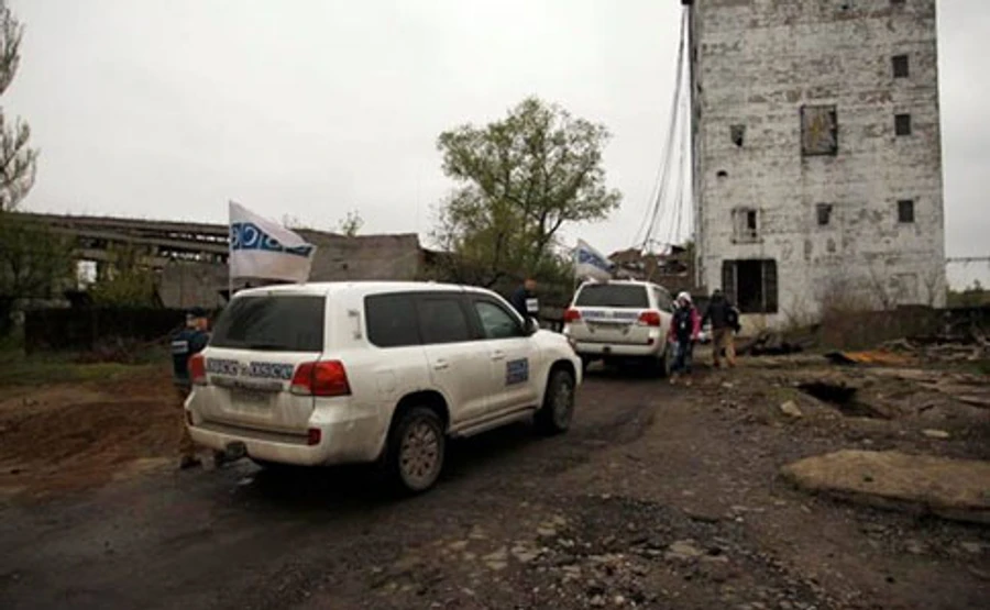 У зоні АТО терористи відкрили вогонь біля патруля ОБСЄ