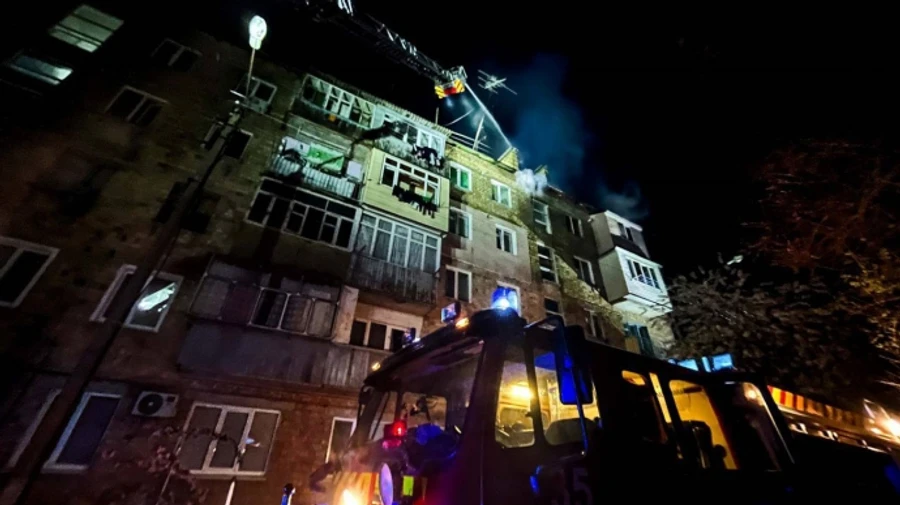 Fires break out in nine Ukrainian oblasts due to Russian attack, firefighter injured in double-tap strike