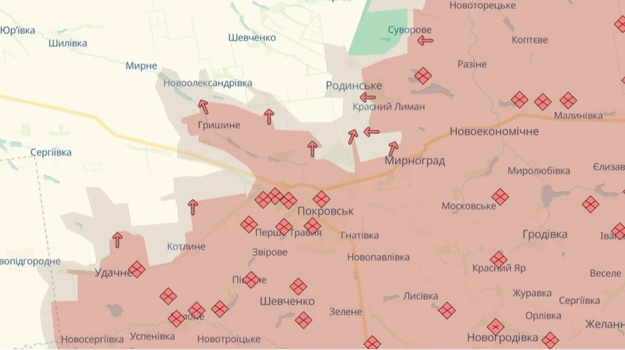 DeepState: Россияне продвинулись в Донецкой и Запорожской областях