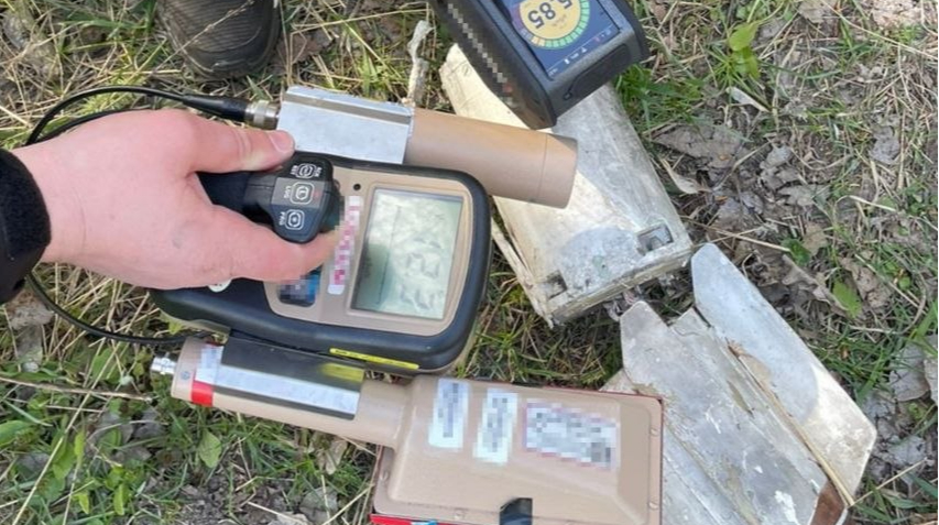 Elevated radiation levels detected on debris of drone used in attack on Chernihiv Oblast – photos