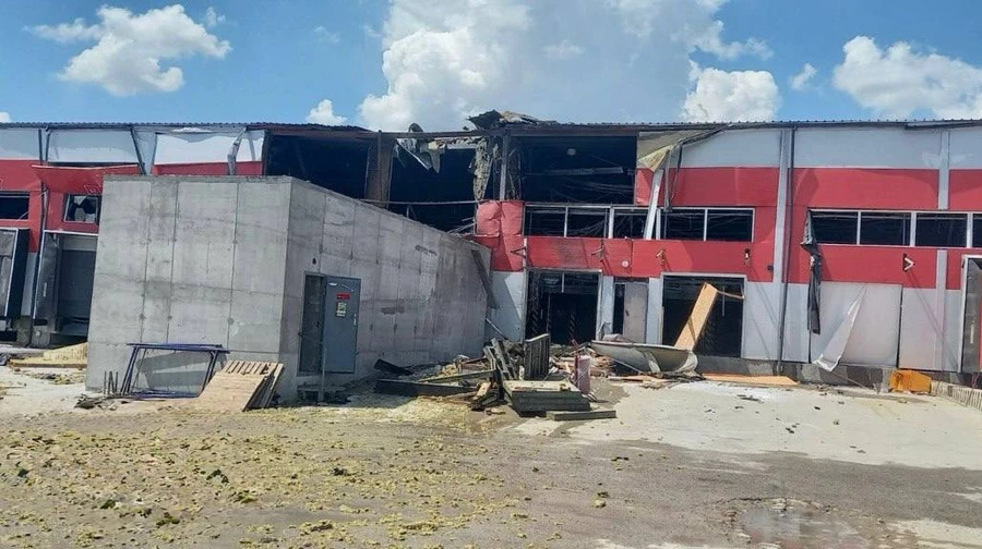 Russian attack damages Nova Poshta distribution hub in Zaporizhzhia