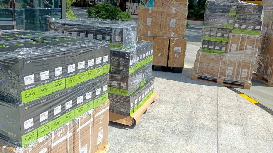 В бразильском аэропорту пропала партия видеокарт GeForce RTX 5090 стоимостью около $470 тысяч