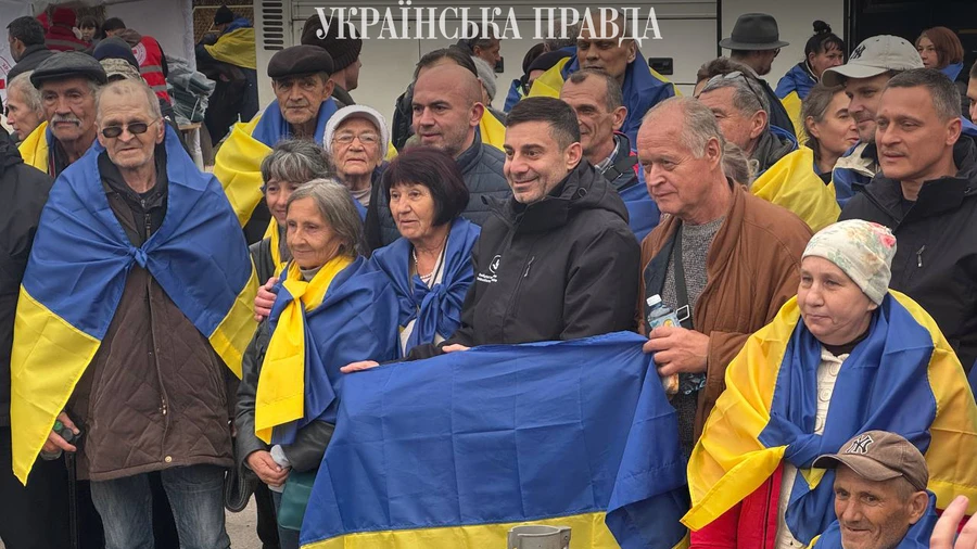 Лубінець розповів про евакуйованих з Олешків: найстаршій людині 94 роки