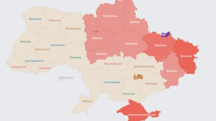 Повітряні сили заявляли про ракету в бік Києва, була тривога