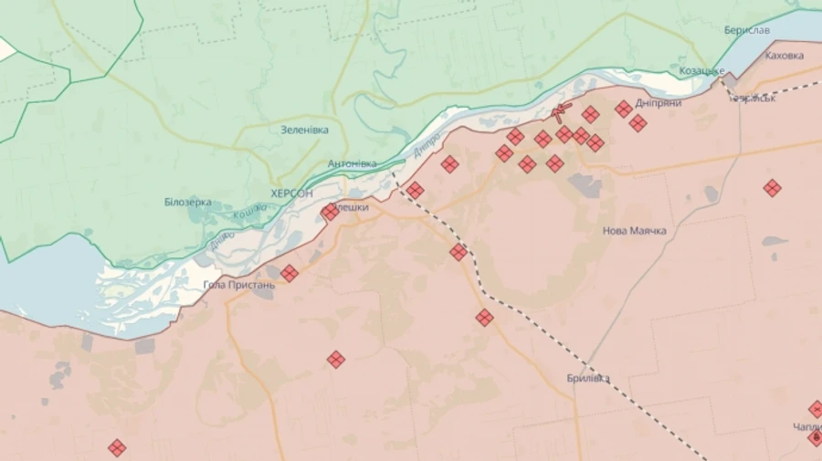 Explosions heard in Kherson: Russians attack from left bank