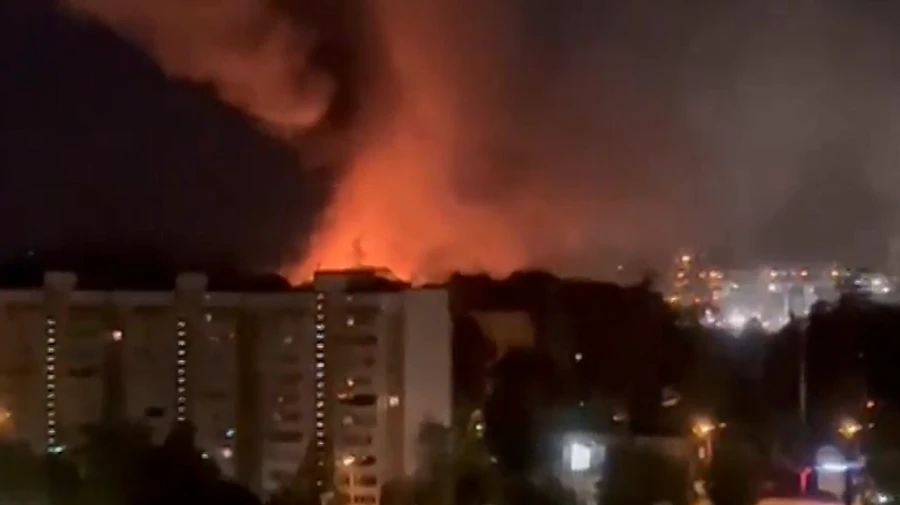 Под Москвой горела воинская часть со срочниками – СМИ