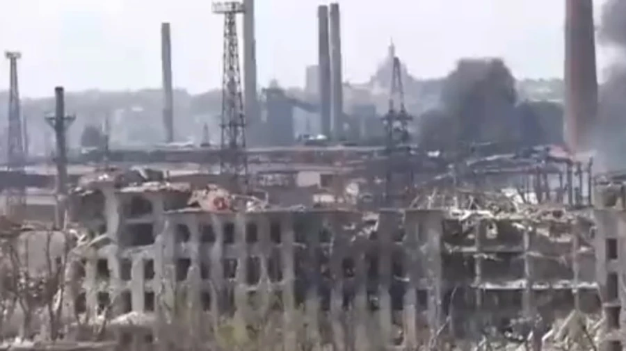 Появилось видео штурма Азовстали россиянами