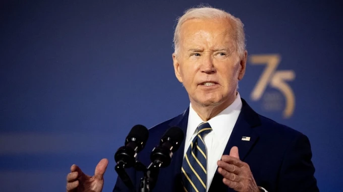 Biden says United States faces "dark days" because of Trump | Ukrainska Pravda