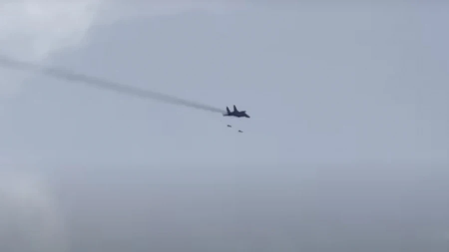 Український МіГ-29 знищив російську переправу на ТОТ Запорізької області – ЗМІ