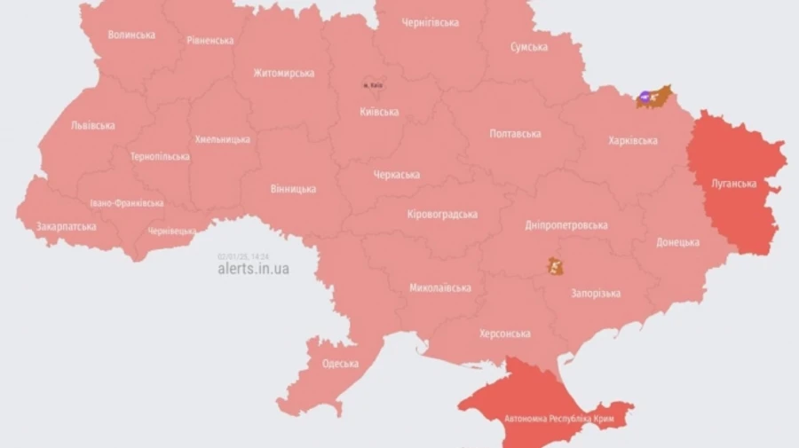 По всей Украине объявляли тревогу из-за угрозы баллистики