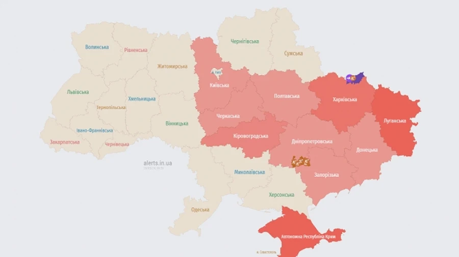 В 9 областях была тревога: Воздушные силы сообщали о БПЛА 