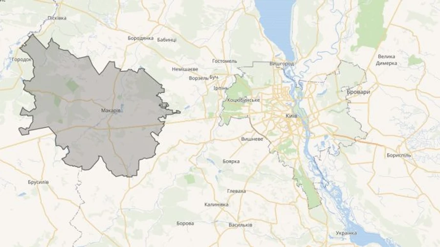 Police reports which one of Kyiv Oblast hromadas was attacked by drones in morning