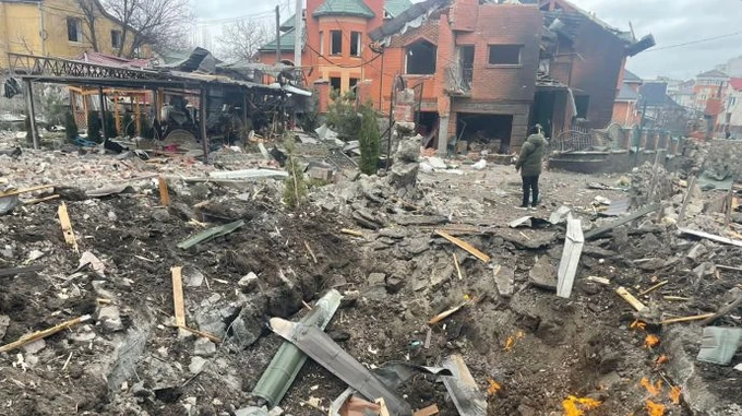 Удар по Білій Церкві: окупанти зруйнували будинки в приватному секторі