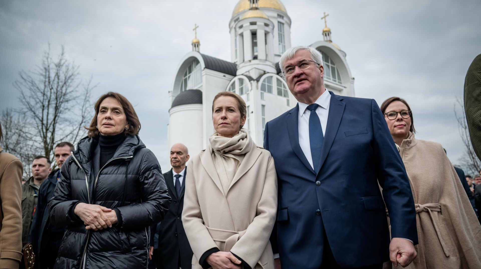 Europe's security is decided here: EU chief diplomat Kallas and foreign ministers visit Bucha