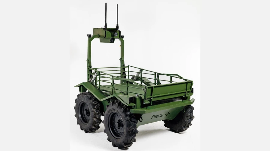 Ukrainian Defence Ministry codifies Rys+ logistics ground robot – photo