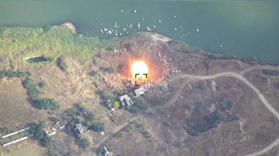 Ukrainian defenders destroy Russian storage point in Donbas