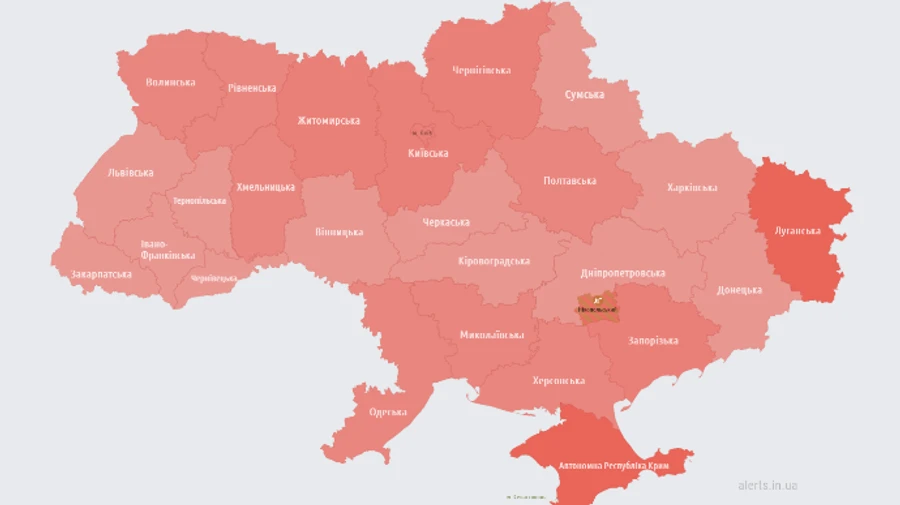 По всей Украине объявляли воздушную тревогу, работала ПВО