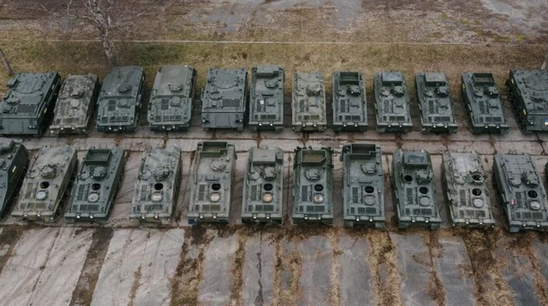 Each one of us is a weapons baron: How Ukrainian volunteers have been buying up armoured vehicles across the UK