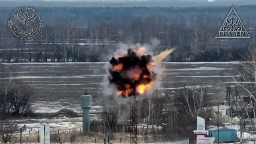 Kraken Defence Intelligence unit says 2 observation towers in Russia destroyed