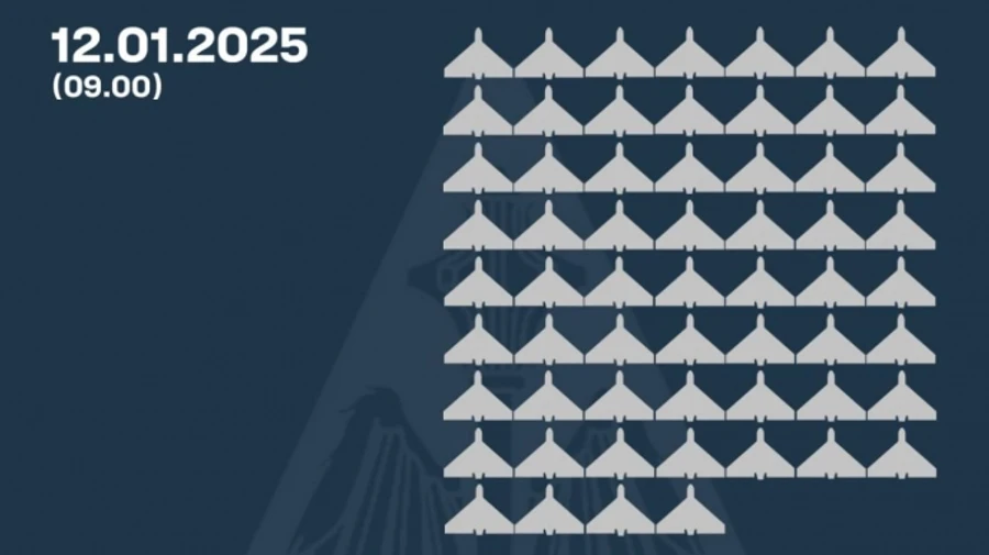 Враг снова атаковал почти сотней БПЛА - их сбивали в 11 областях