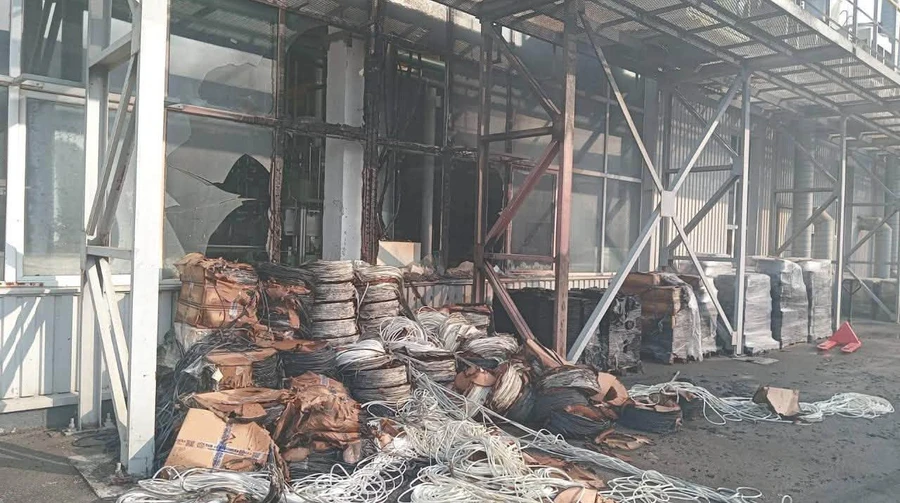 Russia hits Kyivhuma rubber plant – photos