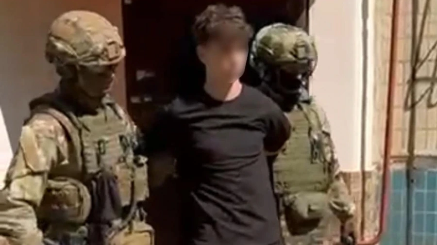 МВД показало видео задержания и допроса подозреваемого в убийстве Фарион