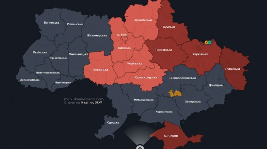 В 9 областях звучала тревога из-за угрозы баллистики из Курска