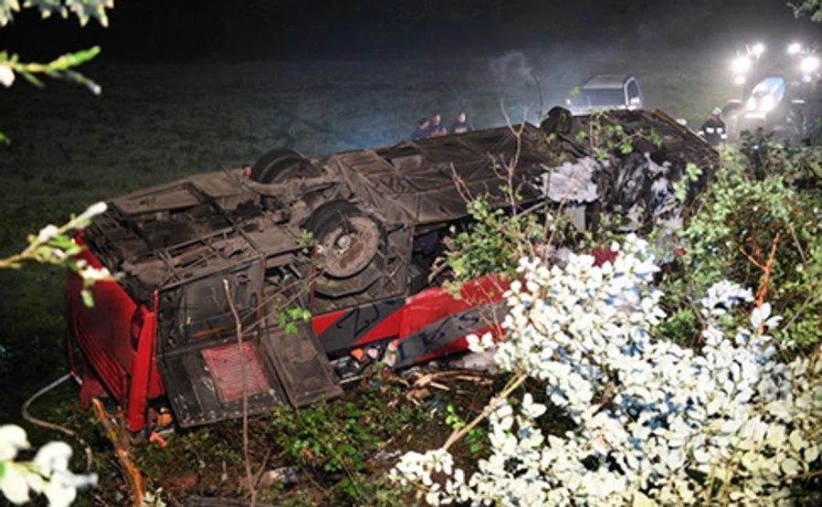 В Польше автобус с украинцами попал в ДТП, есть погибшие