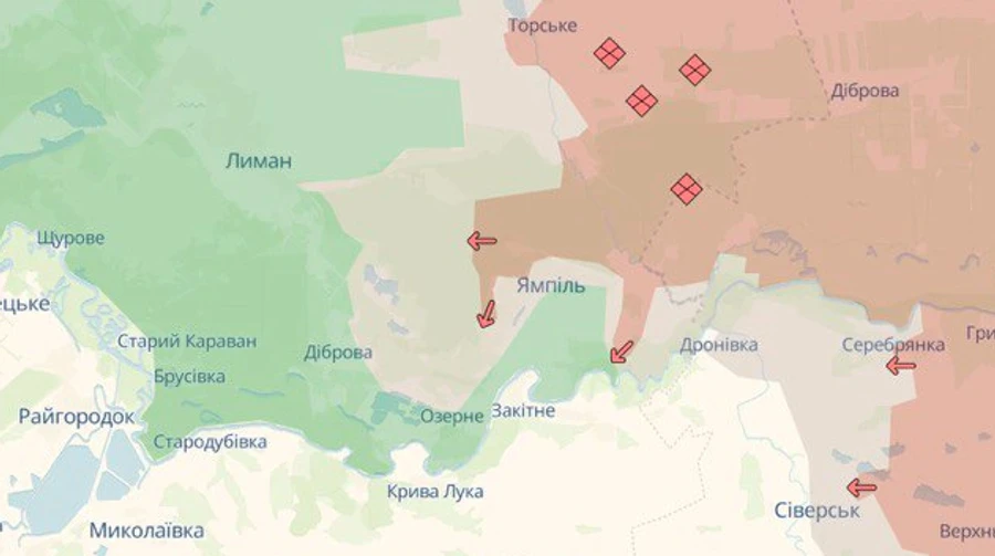 DeepState: Russians advance near three villages in Donetsk Oblast