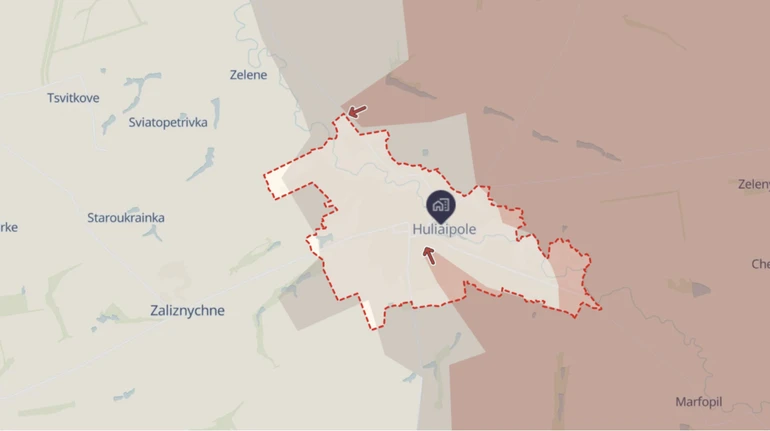 DeepState on situation in Huliaipole: Ukrainian and Russian forces may be in neighbouring basements