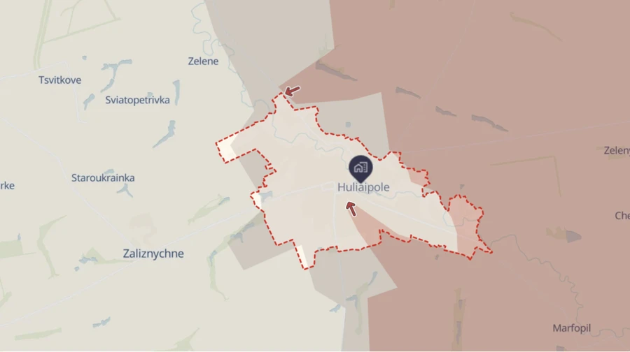 DeepState on situation in Huliaipole: Ukrainian and Russian forces may be in neighbouring basements