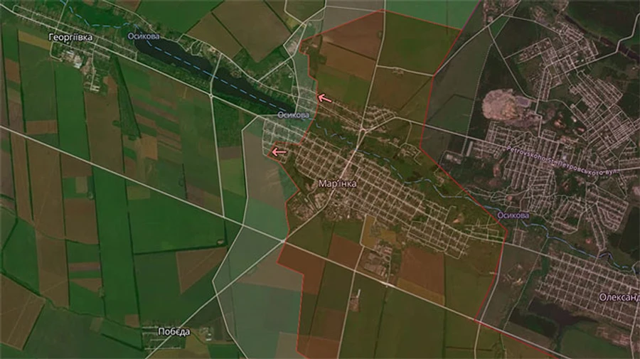 Russians seize most of Marinka, but it is completely destroyed – UK intelligence 