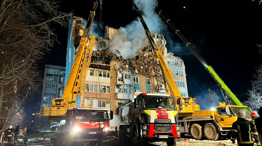 State Emergency Service on rescue of young man pulled from rubble in Ternopil