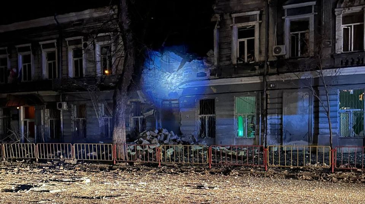 Russian drone attack on Odesa: one man injured and damage recorded – photo
