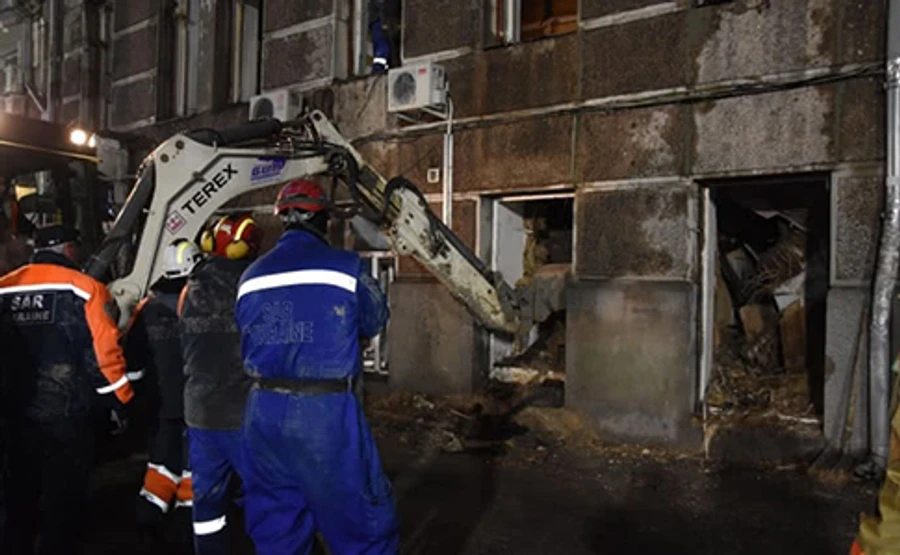 Пожар в одесском колледже: полиция установила первых подозреваемых