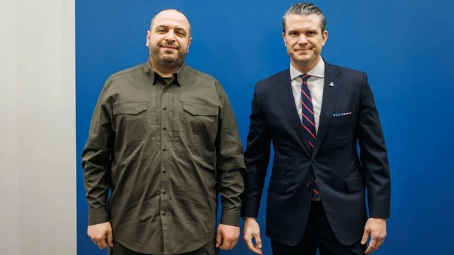 Ukraine's Defence Minister meets new Pentagon chief in Brussels