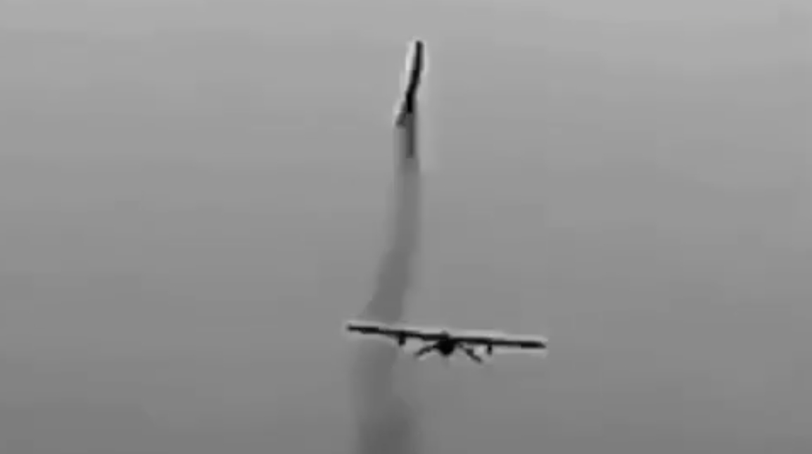 Ukrainian drone attacks Russian troops in Crimea with rockets – video