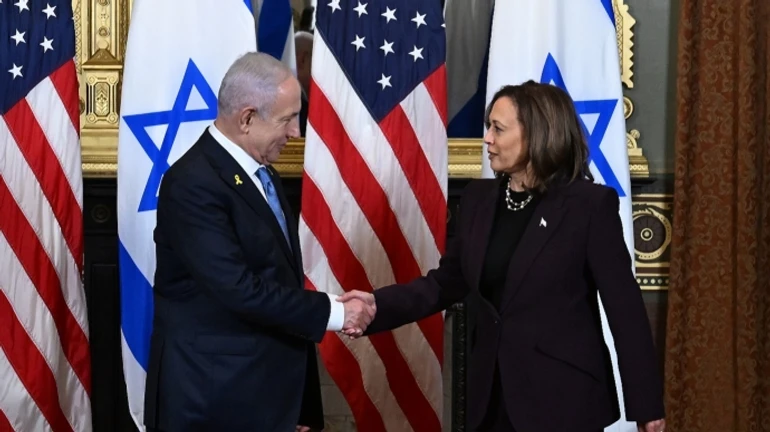 Харрис на встрече с Нетаньяху: Я не буду молчать о страданиях в Секторе Газа