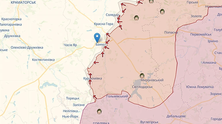 Попытки россиян захватить Бахмут близятся к кульминации: у них уже нехватка солдат и снарядов – ISW
