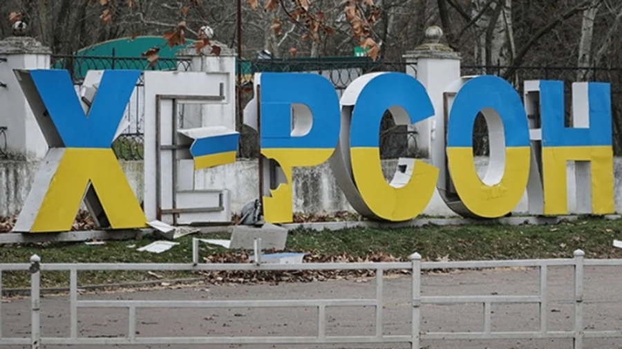 Russian drone attack on Kherson kills man