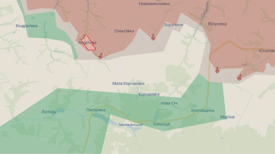Андріївка на Сумщині залишається під контролем ЗСУ – УВ Курськ