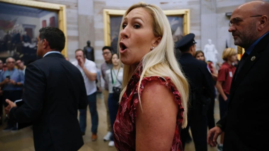 Нам плювати на вашу думку: Трампістка Тейлор Грін відповіла на запитання журналістки