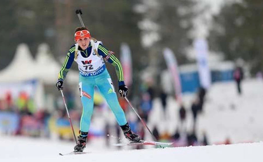 Украинка выиграла золото чемпионата Европы по биатлону в спринте