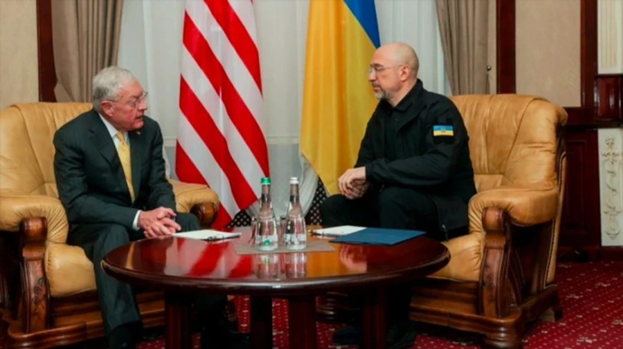 Ukraine's economy fully mobilised for war production, PM tells Trump's envoy