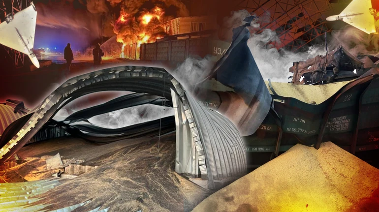 Росія посилює удари по логістиці: що відбувається з портами та залізницею