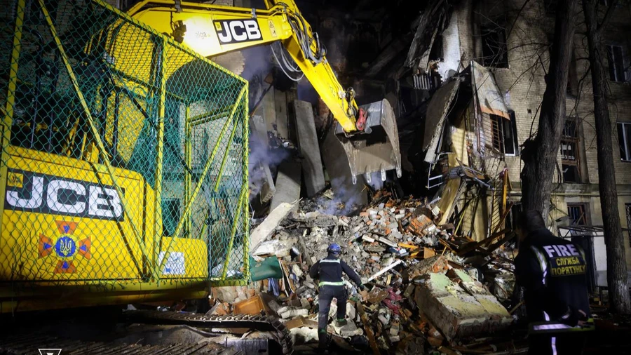Three bodies found under rubble after Russian strike on Kharkiv – photos, video